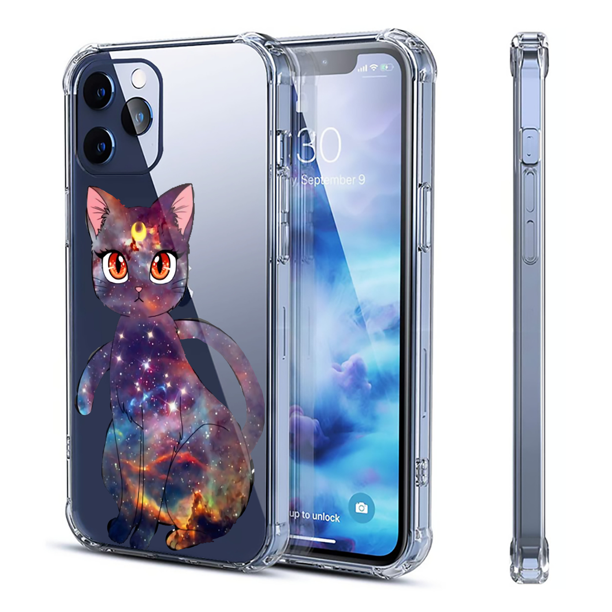 （画像用） 美少女戦士セーラームーン Sailor Moon 【iPhone 12シリーズ対応】透明スマホケース（クリアソフトケース）